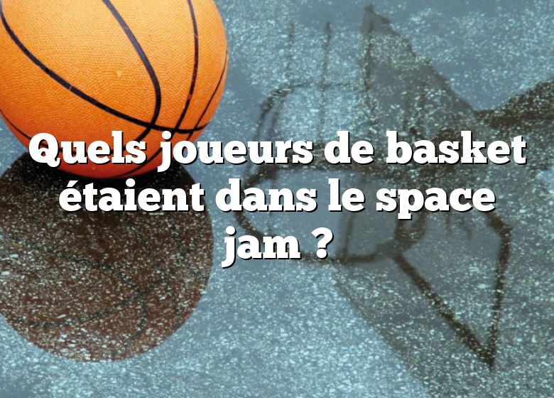 Quels joueurs de basket étaient dans le space jam ?